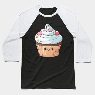 Vanilla Cupcake Baseball T-Shirt